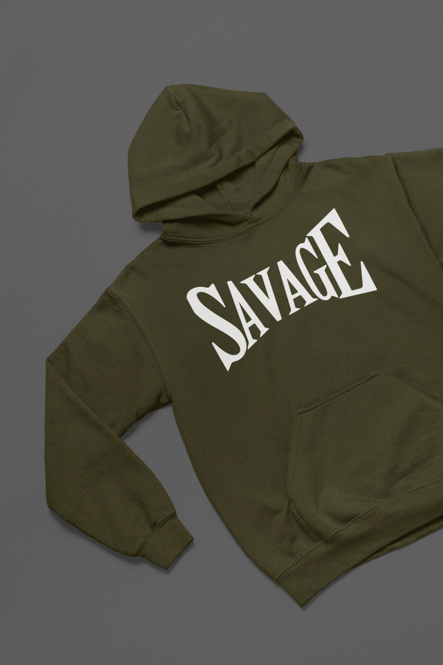 THE SAVAGE MAROON HOODIE