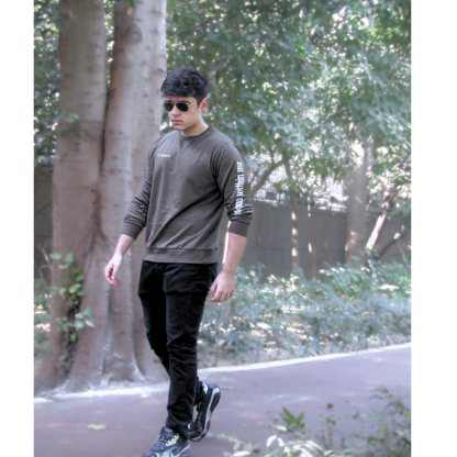 THE CASANOVA WITHIN ME OLIVE GREEN SWEATSHIRT