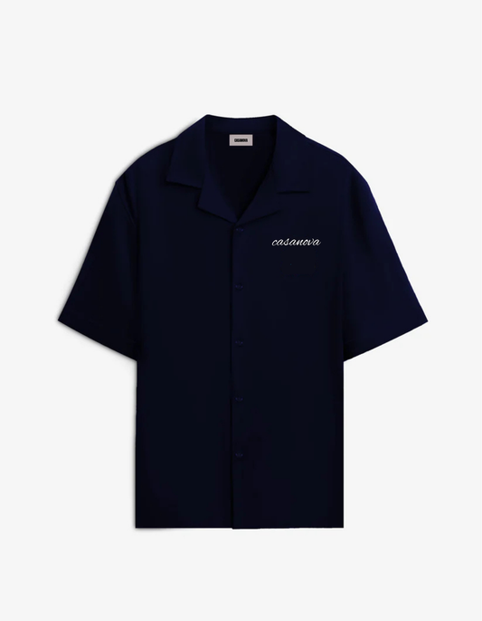 BOWLING SHIRT DEEP BLUE