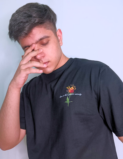 THE CASANOVA QUOTE BLACK TEE