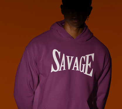 THE SAVAGE MAROON HOODIE