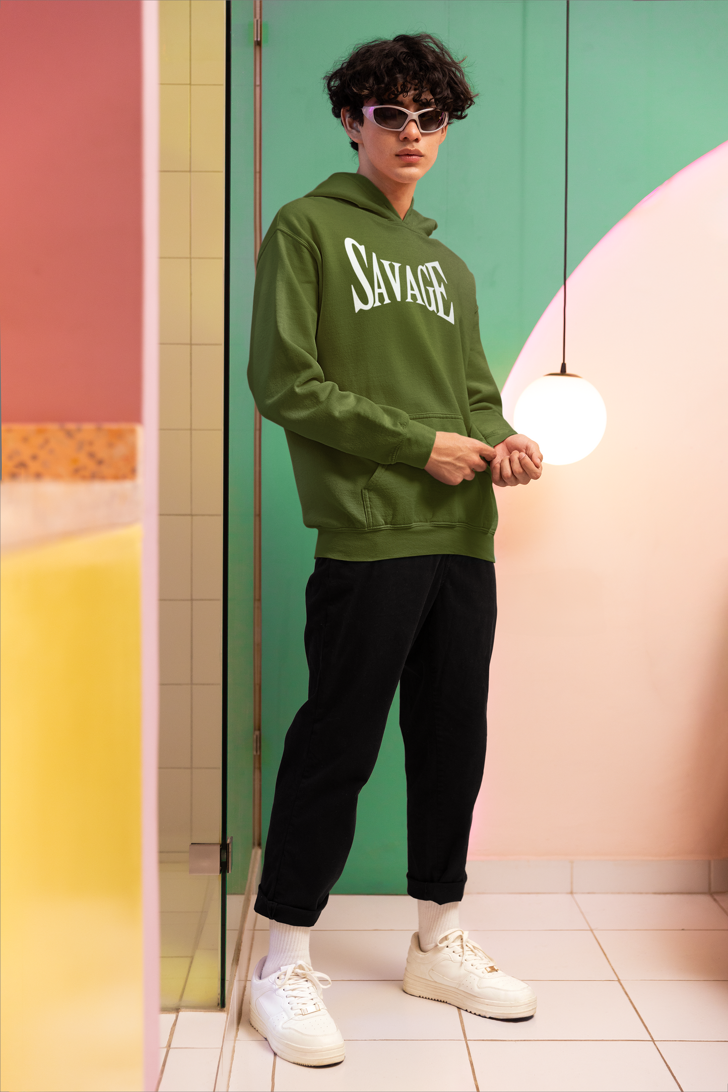 THE SAVAGE MAROON HOODIE